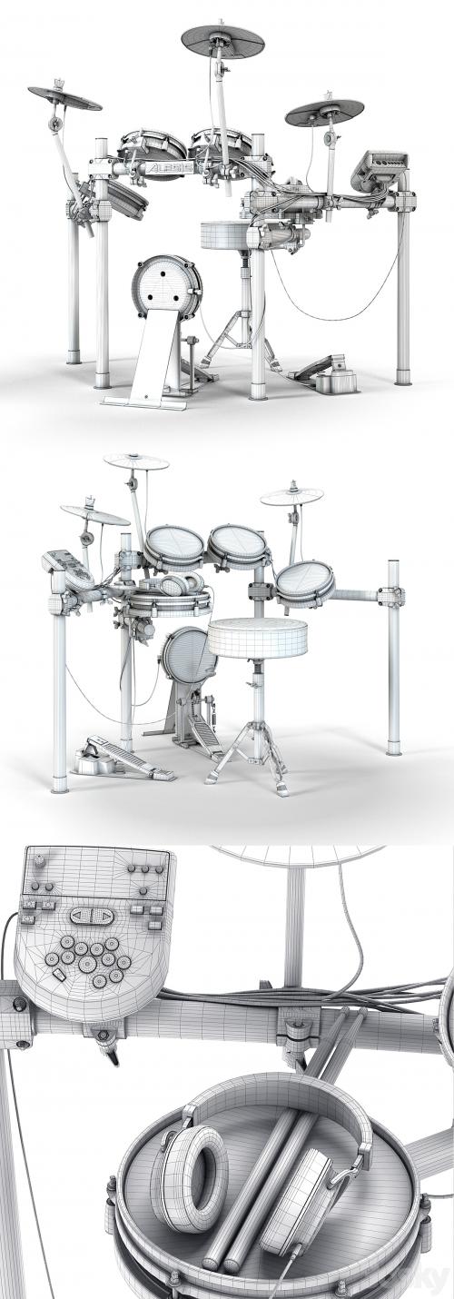 Drum set ALESIS surge mesh kit. Musical instrument