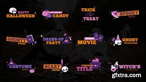 Videohive Halloween Titles 48631609