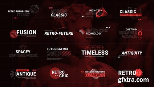 Videohive Retro Futuristic Titles 49207122