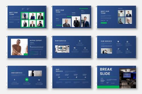 Alpha – Business PowerPoint Template