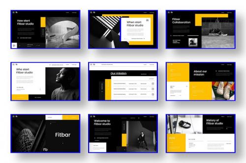 Fitbar – Business PowerPoint Template