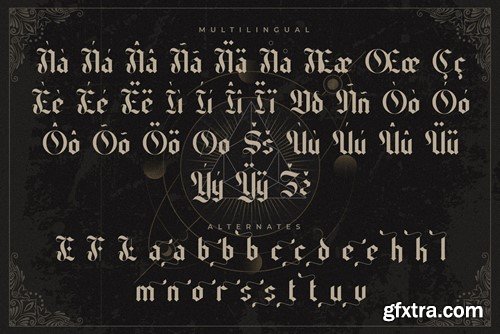 Erenite - Blackletter Font 6NEPGMN