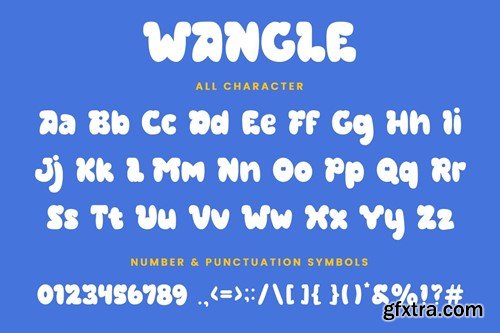 Wangle - Graffiti Display Font QR7E7ED