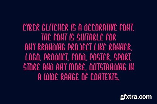 Cyber Glitcher Font MZNKCQE