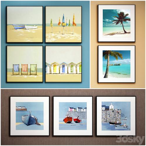 The picture in the frame: 20 piece (Collection 49) Sea theme