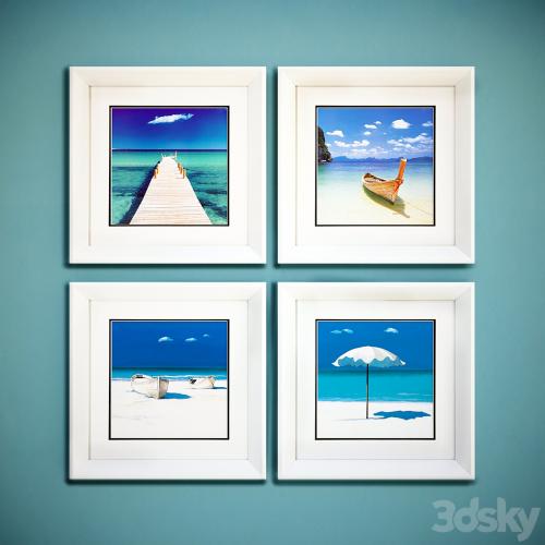 The picture in the frame: 20 piece (Collection 49) Sea theme