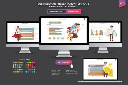 Businessman Powerpoint Presentation Templates