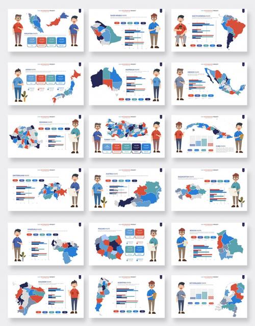 Map Powerpoint Presentation Templates