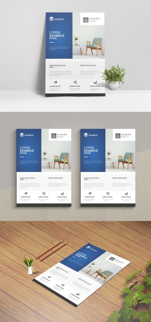 Minimalist Business Flyer Layout - 344222331