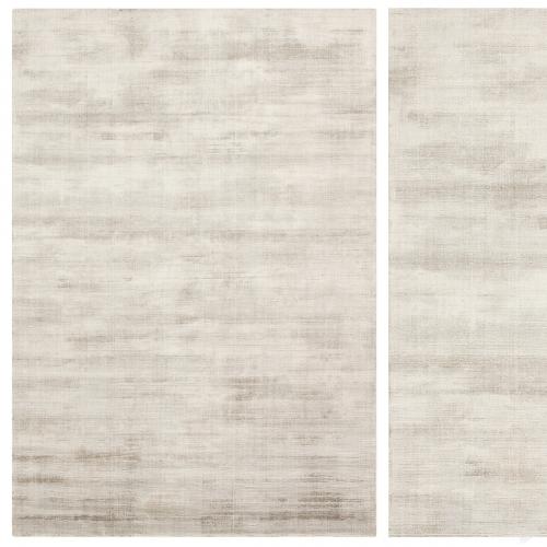 Carpet set 79 - Beige Plain Wool Rug/ 4K