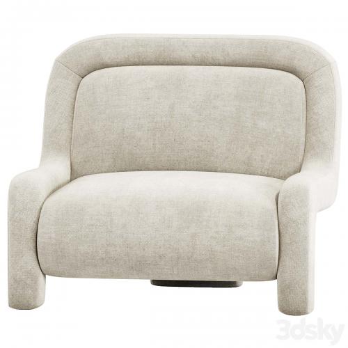 Ellis Chair, Mohair Pewter