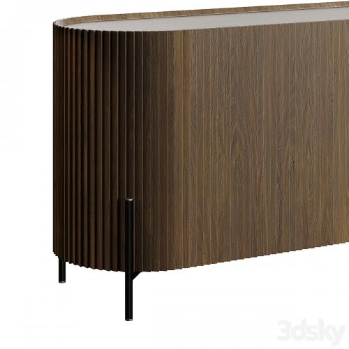 Lou Mindi Wood Sideboard