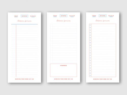 Set of 3 Planner Sheet Layouts - 344308557