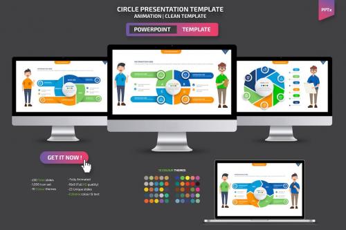 Circle Powerpoint Presentation Templates