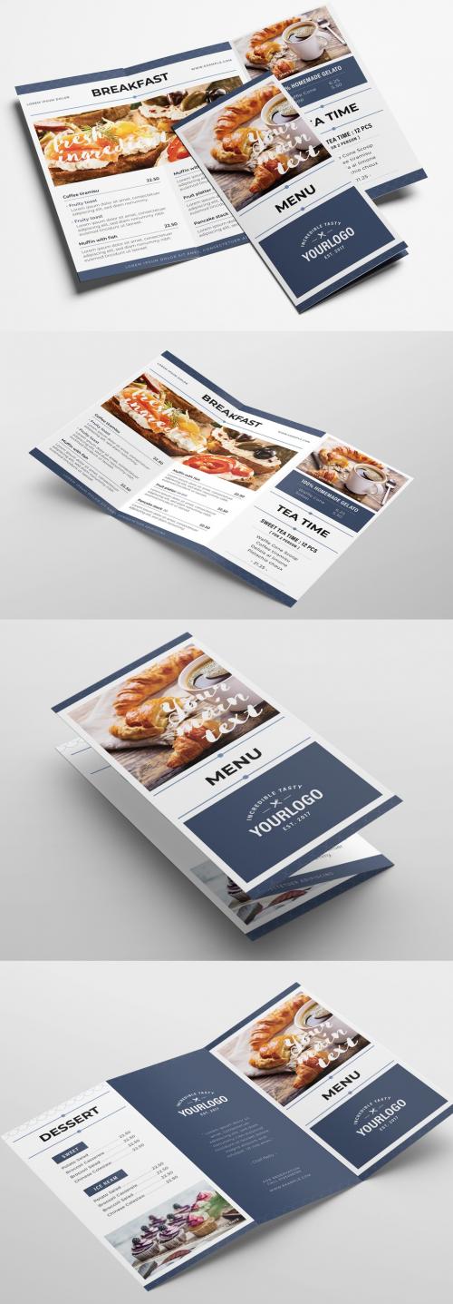 Simple Trifold Menu Layout - 344566092