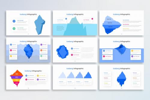 Iceberg PowerPoint Infographic Template