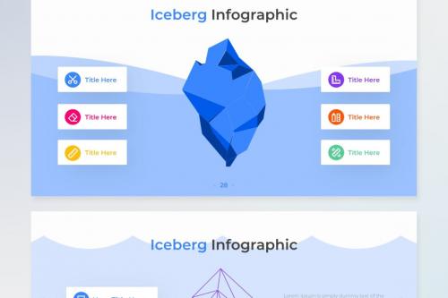 Iceberg PowerPoint Infographic Template