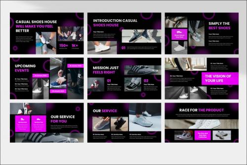 Casual Shoes Brand PowerPoint Template