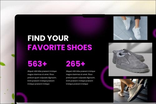 Casual Shoes Brand PowerPoint Template