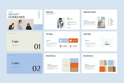 Brand Guidelines PowerPoint Template