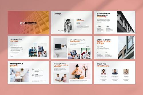 Express PowerPoint Template