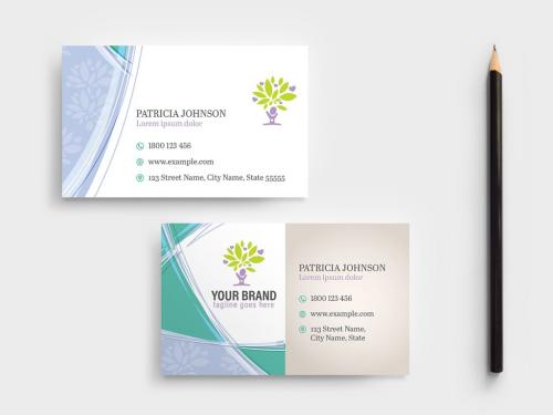 Community Medical Service Business Card Layout - 344566216