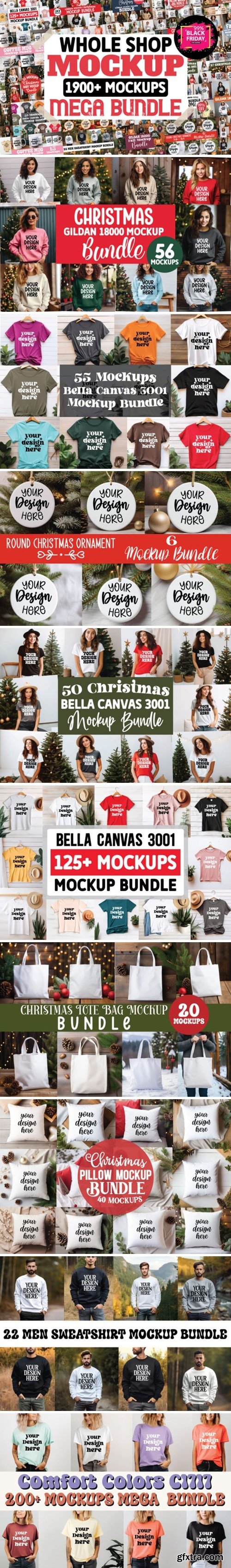 Whole Shop Mockup Bundle 84083284