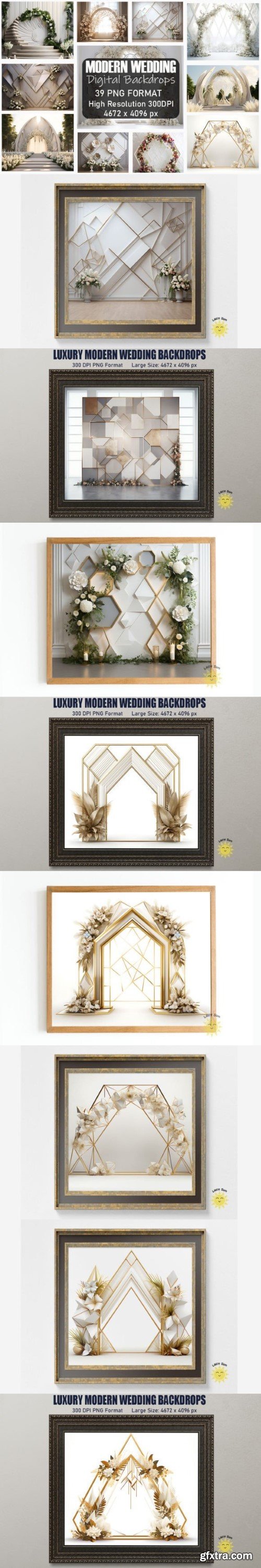 Luxury Modern Wedding Backdrops