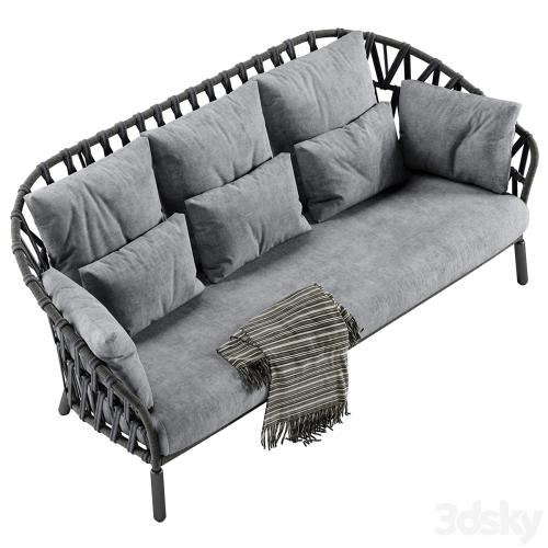 Varaschin Emma Cross sofa