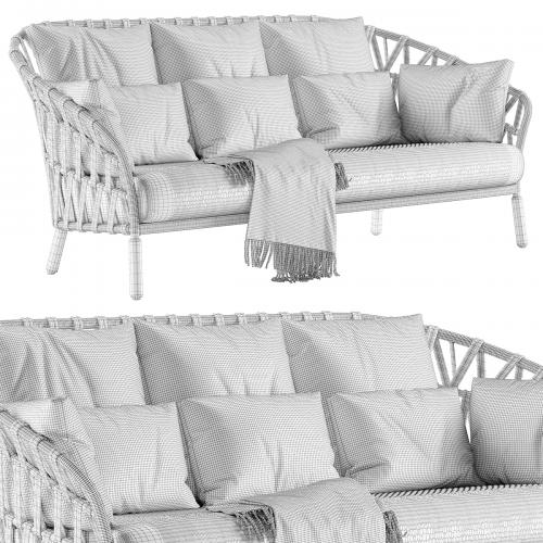 Varaschin Emma Cross sofa