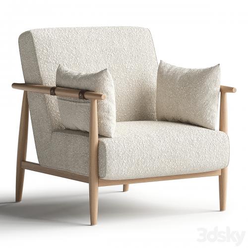 Sirolo oak armchair