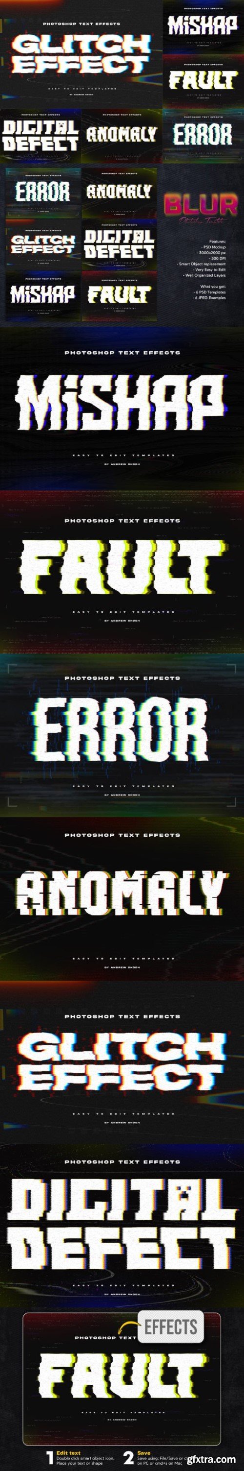 Glitch Text or Logo Effects