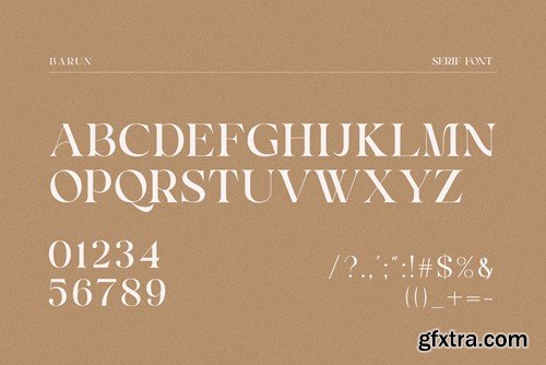 Barun Elegant Serif Font Typeface BB7U37V