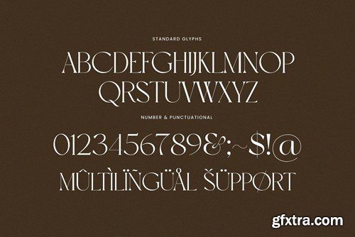 Keyzian Elegant Minimalist Serif Font Typeface 85FA9LA