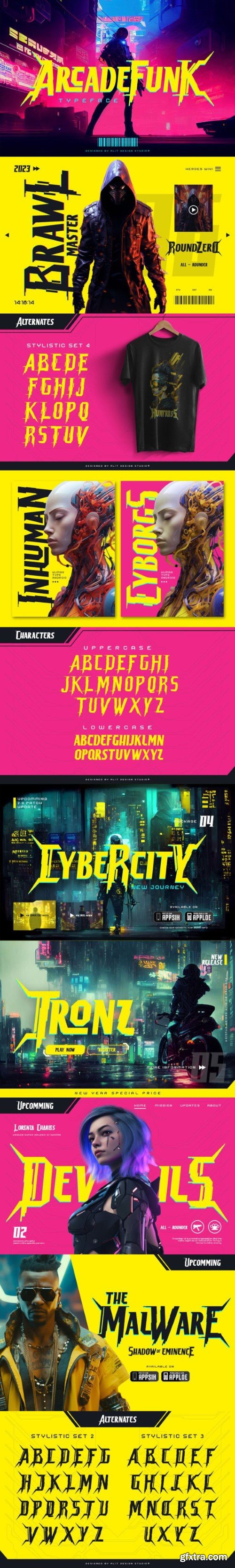 Arcade Funk Font