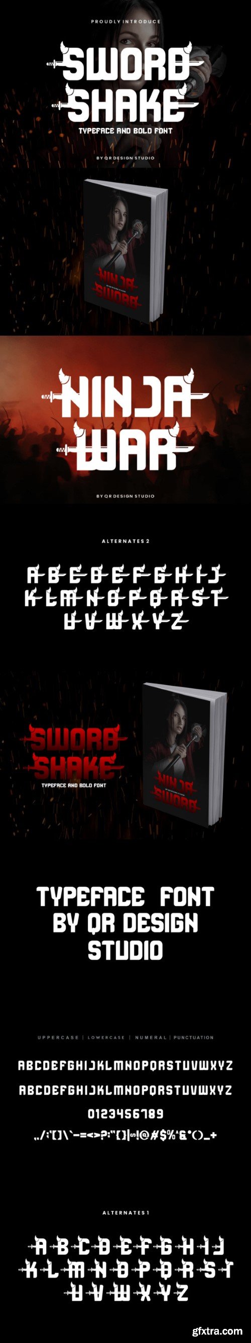 Sword Shake Font