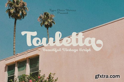 Touletta Retro Script V763TMH