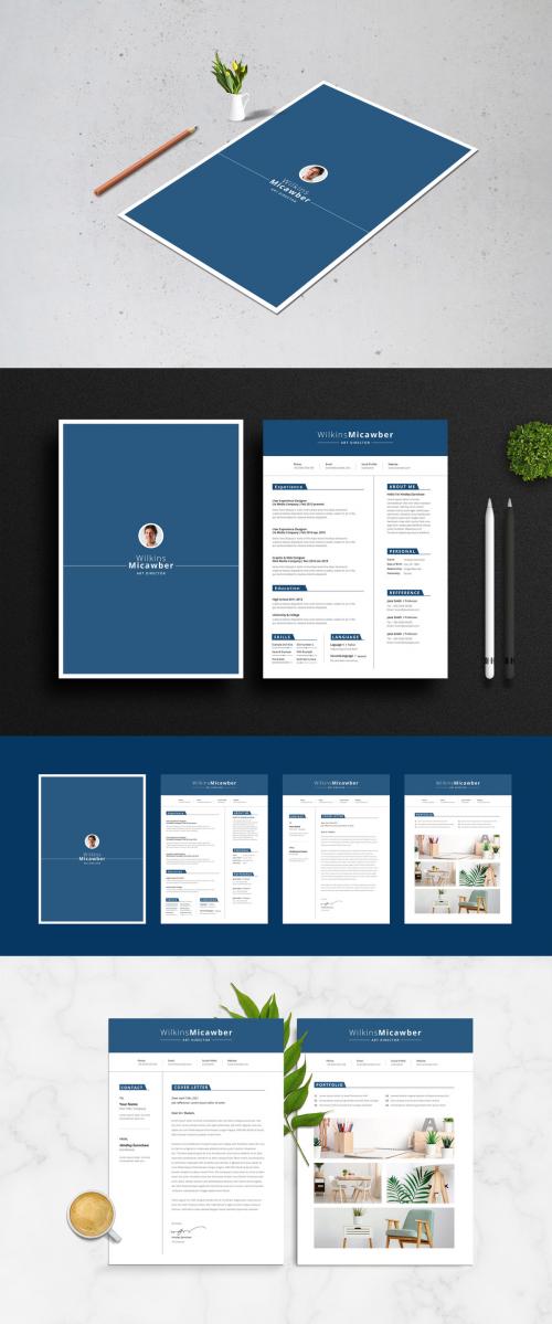 Clean Resume and Cover Letter Layout - 345703363