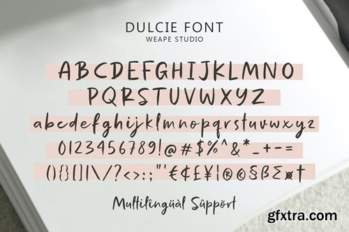 Dulcie - Handwritten Font 9YEFRUG