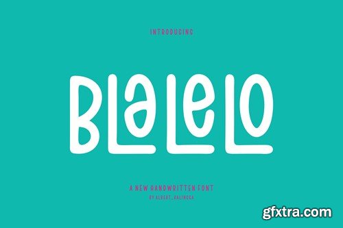 Blalelo Font X27VT2P