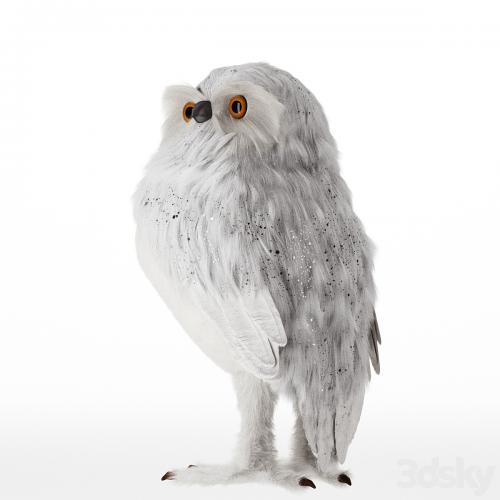 Artificial White Owl