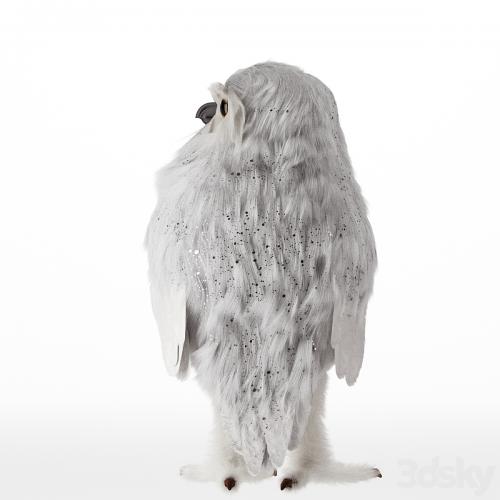 Artificial White Owl