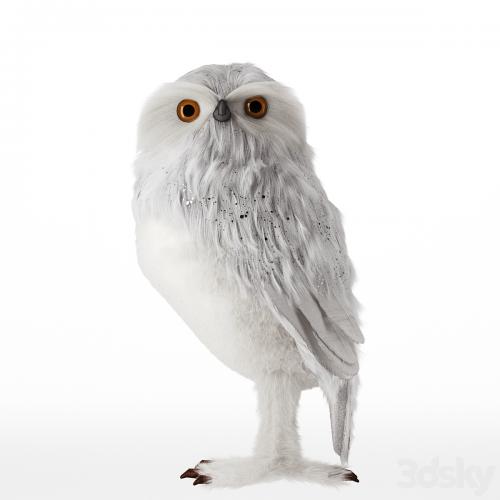 Artificial White Owl