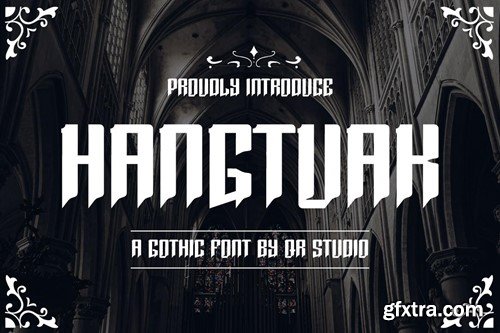 Hangtuak - Gothic & Blackletter Font UP32ZVY