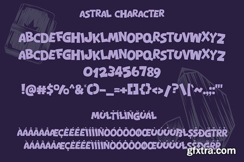 Astral - Playful Display Font KLXZFQF