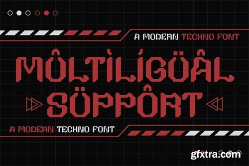 Voltrax - Modern Techno Font JH7ADPK