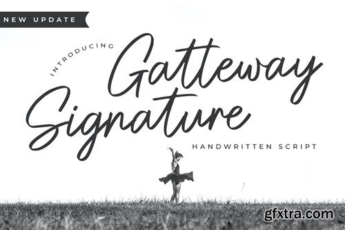 Gatteway Signature - Handwritten Bold Script 8U9KZKW