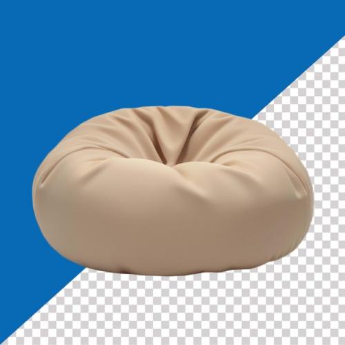 Psd Bean Bag Chair On Transparent Background