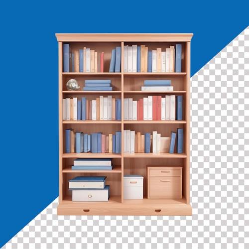 Psd Bookcase Transparent Background