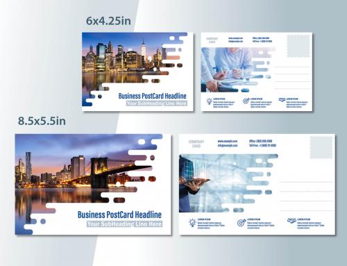 Business Postcard Layout Set - 346241979